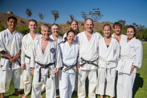 SF dojo members with Godan Dave Altmann at Summer Special Training West 2015