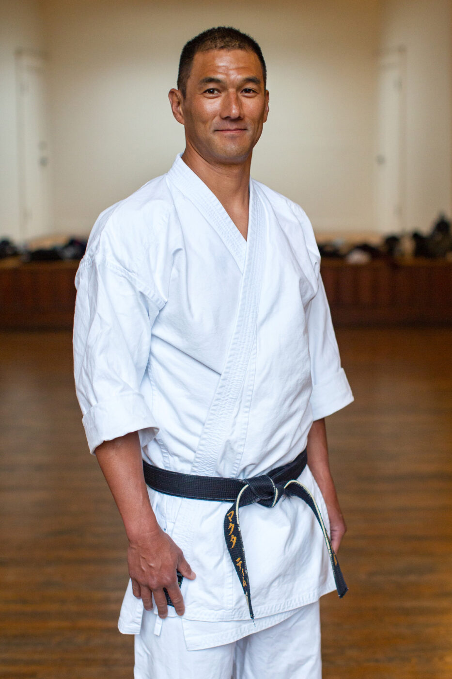 Karate instructor Tim Makuta